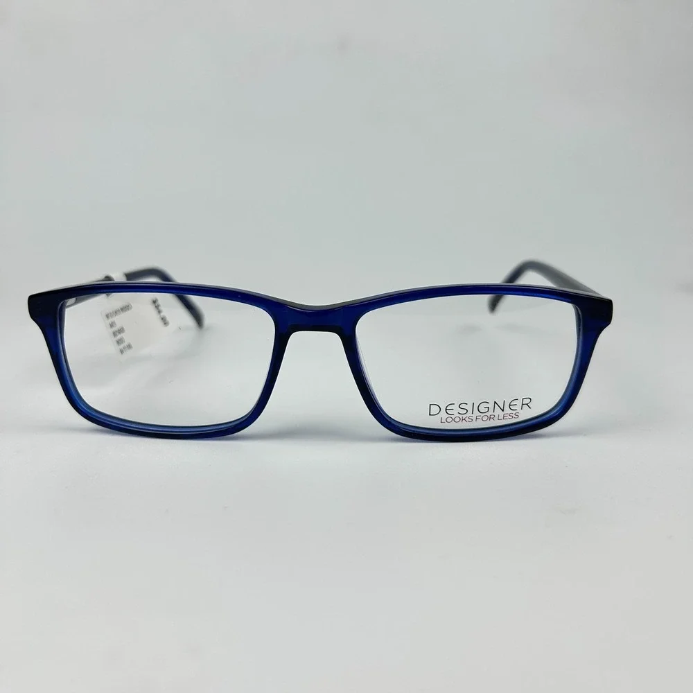 Designer Looks for Less A4010 Men's Eyeglasses Frame Blue Full Rim 54-17-140 mm